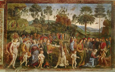 The Journey of Moses, c.1481-83 by Pietro Perugino